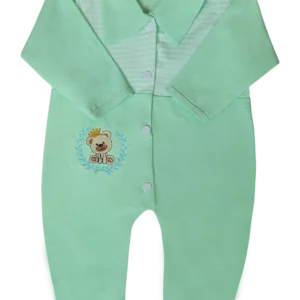 Macacão Manga Longa Bordado