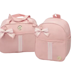 Conjunto Bolsa Saida Maternidade 2 Peças com Laço
