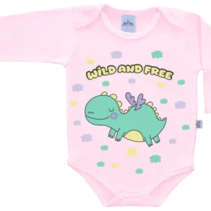 Body Manga Longa com Silk