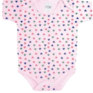 Body Manga Curta Estampado